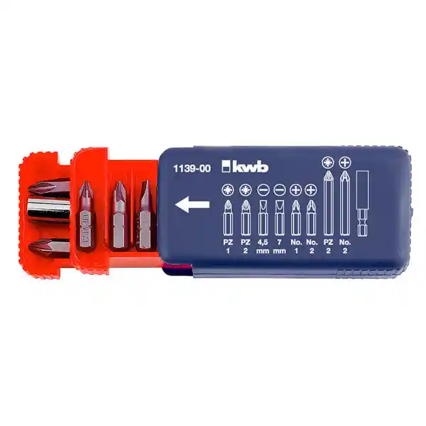 Kwb Dispensador de 9 Puntas Standard Imantadas +