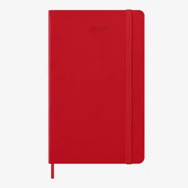 Moleskine Agenda Semanal Rojo Grande Hc 2026