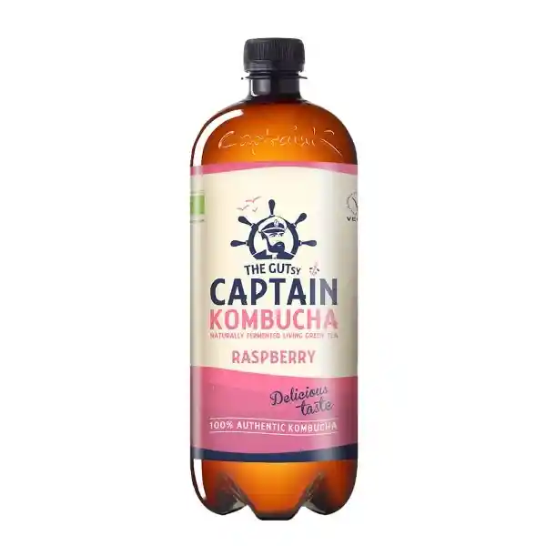 Gutsy Captain té Kombucha Frambuesa