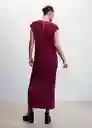 Vestido Jungla-A Morado Talla XL Mujer Mango