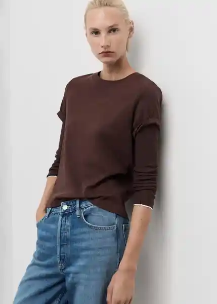 Jean Carlota Tejano Medio Talla 38 Mujer Mango