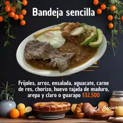 Bandeja Sencilla