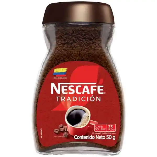 Café instantáneo NESCAFÉ Tradición x 50g