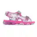 Los Gomosos Sandalias Neko Niña Fucsia Plata Talla 29