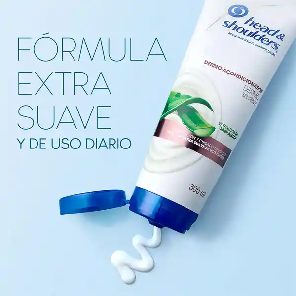 Pack Shampoo Head Shoulders + Acondicionador Dermo Sensitive Extractos de Sábila / Aloe Head and Shoulders Champu y Rinse 375 ml y 300 ml