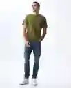 Camiseta Hombre Verde Talla M 841G021_VER180527 Americanino
