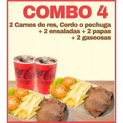 Combo 4 Carnes