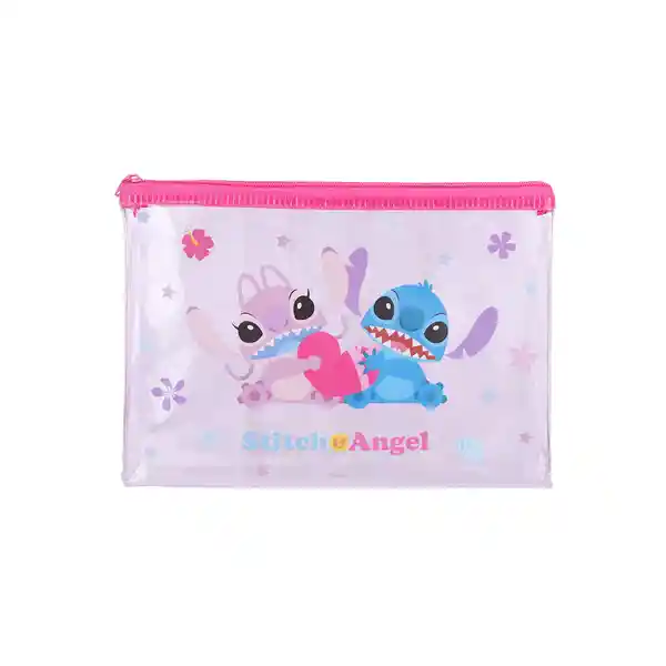 Cartuchera Lilo & Stitch Disney Rosa Miniso
