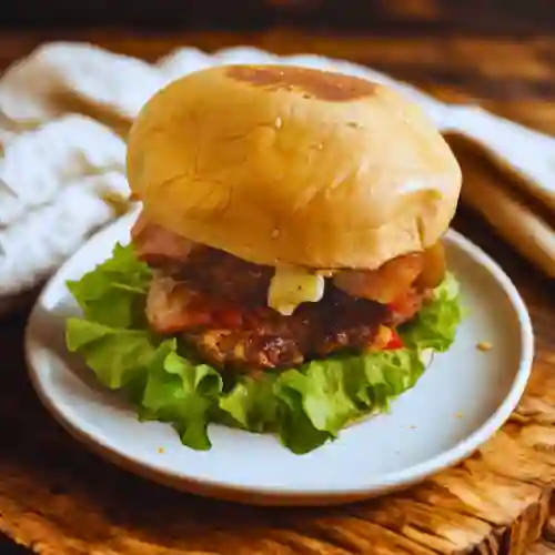 Hamburguesa Doble + Papas + Coca Cola