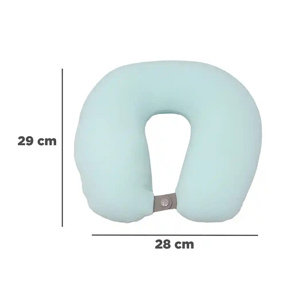 Miniso Almohada de Viaje Partículas Pequeñas Azul