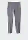 Pantalón Paulo Gris Talla 38 Hombre Mango