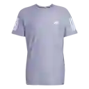 Adidas Camiseta Manga Corta Otr B Tee Correr Hombre Morado T.M