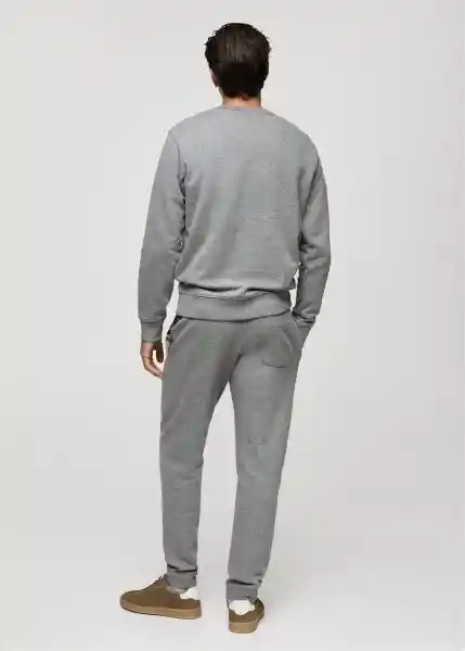 Buzo Sudadera Nola Gris Medio Vigoré Talla L Hombre Mango