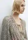 Blusa Pomelo Crudo Talla S Mujer Mango