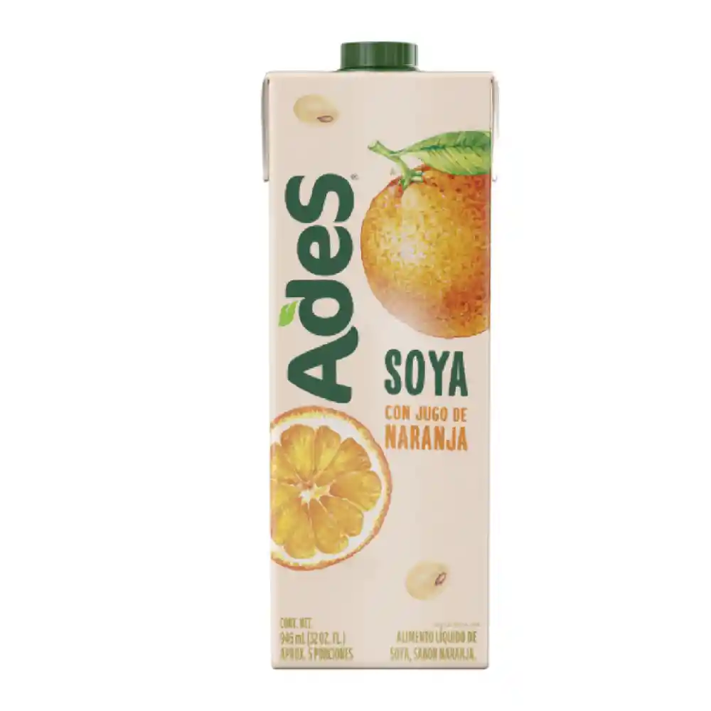 AdeS Bebida de Soya Sabor Naranja