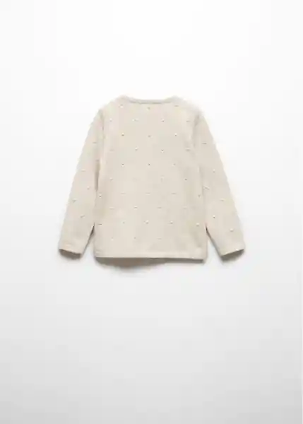 Chaqueta Cárdigan Nala5 Arena Talla 69 Niña Mango