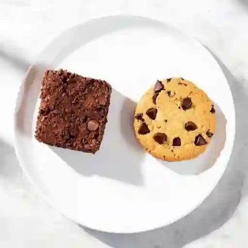 Cajita de mini brownies