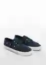 Zapatos Beltran Azul Talla 34 Niños Mango