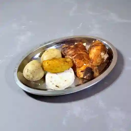 1/4 Pollo Asado Pierna - Pernil