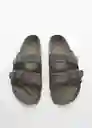 Chanclas Biorub Khaki Talla 43 Hombre Mango