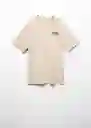 Camiseta Rampart Beige Talla 18 Teen Niños Mango