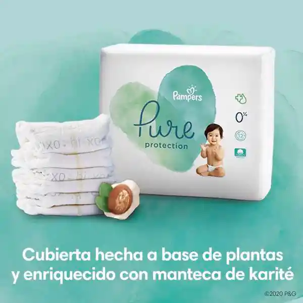 Pampers Pañales Pure Protection Talla 5