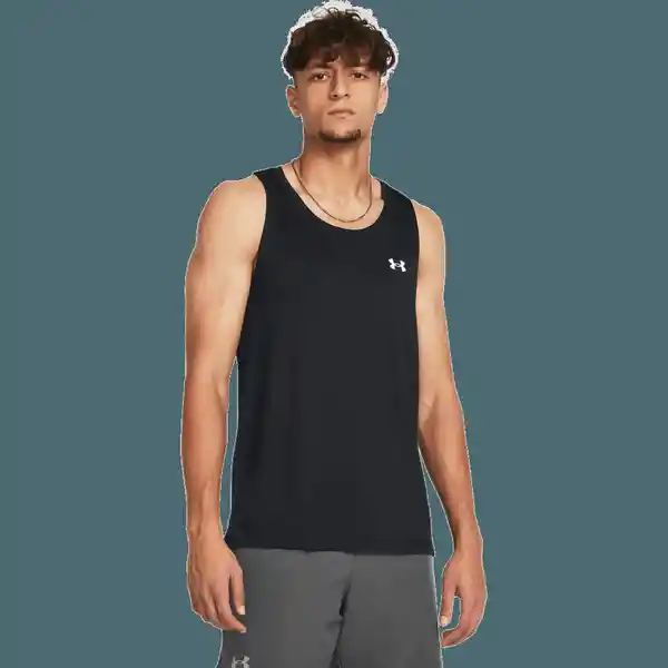 Under Armour Camiseta Streaker Hombre Negro LG Ref: 1382585-001