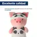 Peluche Banda Para el Cabello y Pijamas Pig Panda Miniso