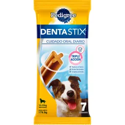Pedigree Dentastix snack cuidado oral para perro adulto 7 barras