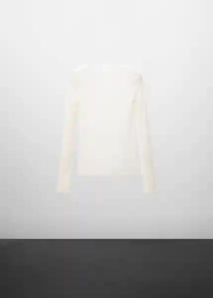Jersey Biscayne Crudo Talla S Mujer Mango