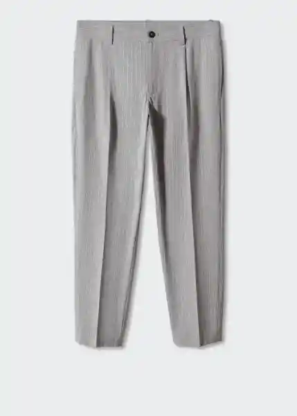 Pantalón Milano Gris Claro Vigoré Talla 42 Hombre Mango