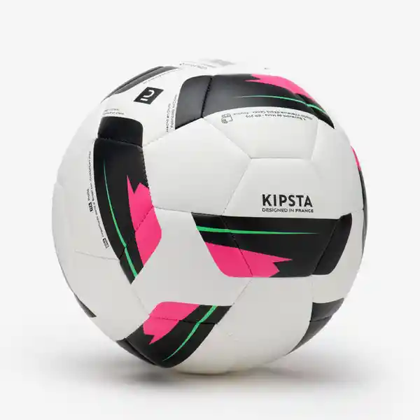 Kipsta Balón de Fútbol Fifa Basic Híbrido Blanco Rosa Talla 5