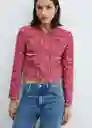 Chaqueta Siena Fucsia Talla S Mujer Mango