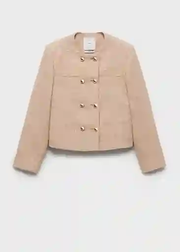 Chaqueta Jade Camel Talla M Mujer Mango