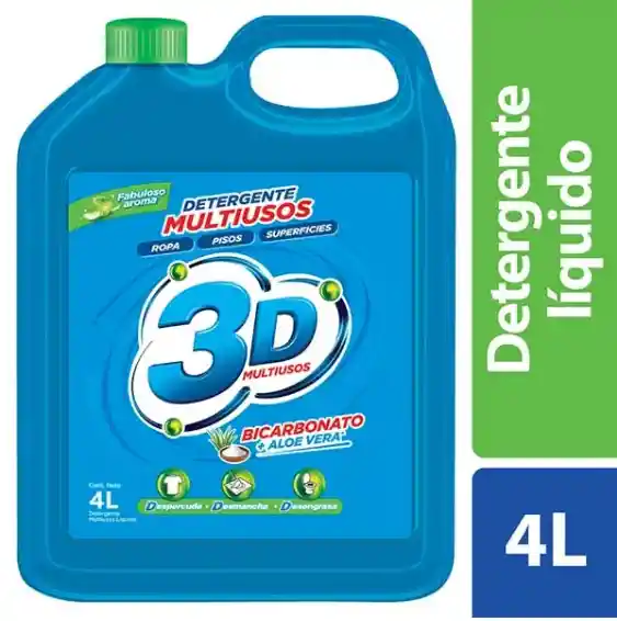 3d Liquido X 4lt Pote