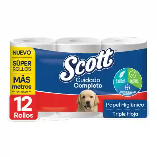 Papel Scott Triple Hoja Cuidado (12 Unidad)