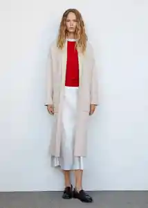 Abrigo Ringo Piedra Talla M Mujer Mango