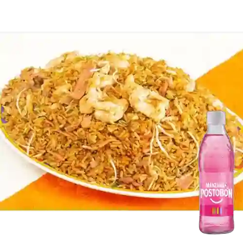 Combo Arroz Especial + Postobón Manzana 300 ml