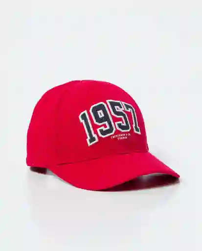 Gorra 1957 Unisex Rojo Albor Oscuro T. S Chevignon