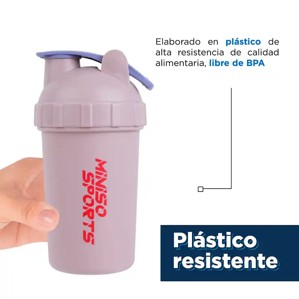 Vaso de Plástico de Agua Sports 580 mL Miniso