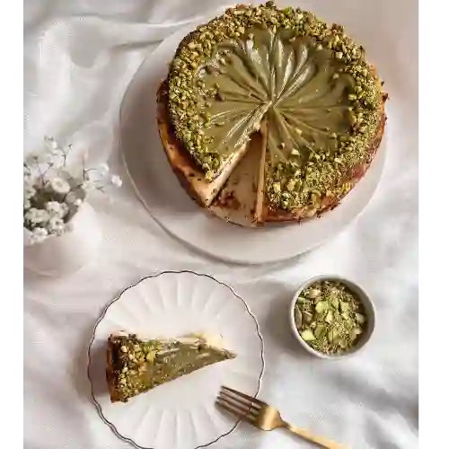 Tarta Vasca Pistacho