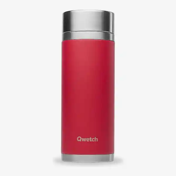 Qwetch Termo Para té Rojo 400 mL Altura 19 cm