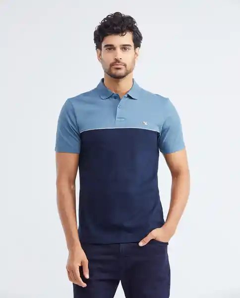 Camiseta Polo Azul Espejismo Oscuro Talla XS Chevignon