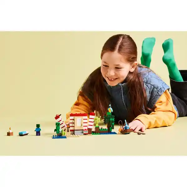 Set Construcción la Casa-Dinamita de la Selva Lego