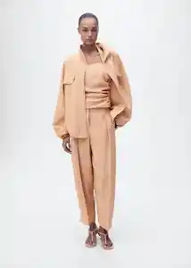 Top Madame Nude Talla S Mujer Mango