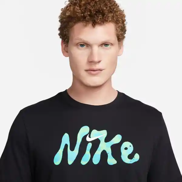 Nike Camiseta M Df Tee Dye 1 Para Hombre Negro Talla XL