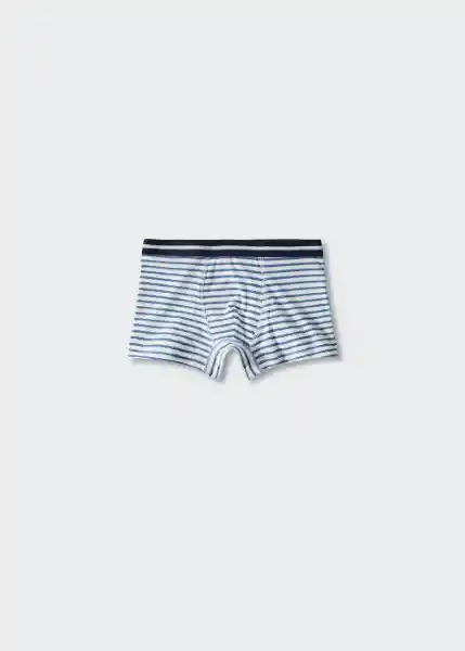 Boxer Stripes Azul Talla 07 Niños Mango