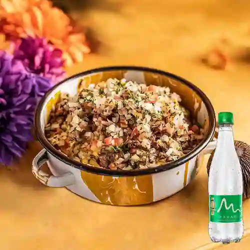 Combo Nachos con Proteína + Manantial con Gas 600 ml