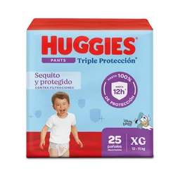 Pañal Huggies Triple Protección Pants Etapa 4/XG 25 Und