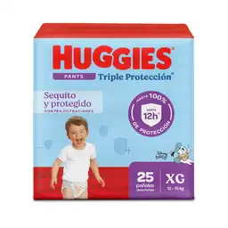 Pañal Huggies Triple Protección Pants Etapa 4/XG 25 Und